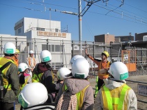 親子現場見学会