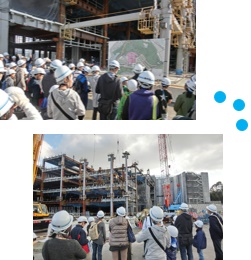 親子現場見学会